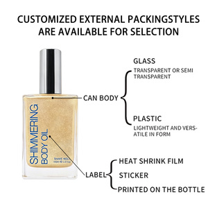 Produits les plus vendus aux États-Unis en stock : <span class=keywords><strong>Huile</strong></span> <span class=keywords><strong>bronzante</strong></span> illuminatrice et <span class=keywords><strong>huile</strong></span> hydratante scintillante pour le corps et le visage, couleur bronze - Product Image 4