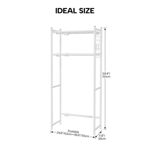 <span class=keywords><strong>Étagère</strong></span> de rangement multifonctionnelle <span class=keywords><strong>à</strong></span> 2 niveaux peu encombrante pour ménage <span class=keywords><strong>Étagère</strong></span>s de <span class=keywords><strong>machine</strong></span> <span class=keywords><strong>à</strong></span> <span class=keywords><strong>laver</strong></span> autoportantes sur pied pour salle de bain bon marché - Product Image 5