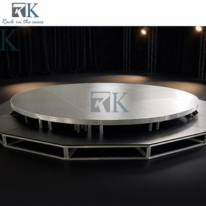Customize Circle Easy Set up Smart Round Portable Stage Platform wedding Aluminum Stage - Product Image 2