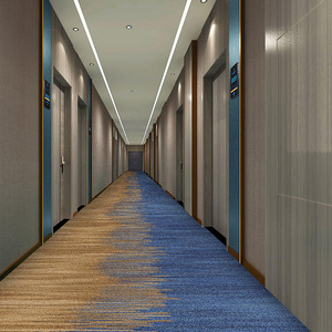 Alfombra Impresa en Acuarela Hecha a Medida, Resistente a las Manchas, para Pasillos y Espacios Comerciales, de Lana, Polipropileno, Poliéster, Acrílico y Nailon - Product Image 3