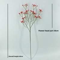 Buket Bunga Plastik Babys-breath Gaya Hutan Dekorasi Latar Belakang Pesta Pernikahan Alat Peraga Foto Buatan Tangan Ikat Tangan Dekorasi Rumah Floral
