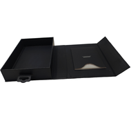 Boîte cadeau en carton rigide durable personnalisable avec impression dorée, forme carrée, pour mariage et bijoux, prix négociable