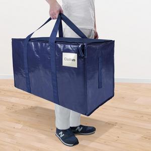Water-Resistant 6 Pack Large Strong Moving Bags with Zippers & Carrying Handles Heavy Duty Storage Tote for Space Saving - Product Image 2