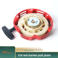 Démarreur à tirette pour moteur à essence 154F rouge, accessoire pour micro-motoculteur et machines agricoles, fabriqué en Chine