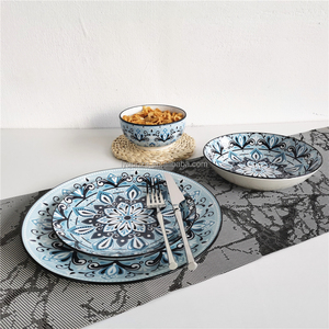 Veweet — <span class=keywords><strong>service</strong></span> <span class=keywords><strong>de</strong></span> table en <span class=keywords><strong>porcelaine</strong></span> <span class=keywords><strong>fine</strong></span>, ensemble, vaisselle <span class=keywords><strong>de</strong></span> luxe, en <span class=keywords><strong>porcelaine</strong></span>, lot <span class=keywords><strong>de</strong></span> 24 pièces - Product Image 4
