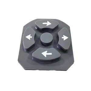 custom design TV controller parts molding cheap rubber button plastic products injection mould