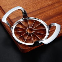 Zware professionele appelknipper van zinklegering, appelboor en -slicer met 8/12 messen van roestvrij staal, voor gebruik in de keuken