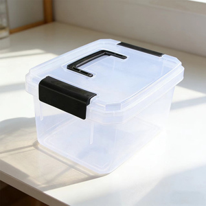 <span class=keywords><strong>Contenedores</strong></span> de Almacenamiento de Plástico Reciclado Asequibles, Caja de Almacenamiento de Plástico Transparente con Logotipo Personalizado, <span class=keywords><strong>Contenedores</strong></span> de Plástico <span class=keywords><strong>Apilables</strong></span> <span class=keywords><strong>para</strong></span> Almacén - Product Image 1