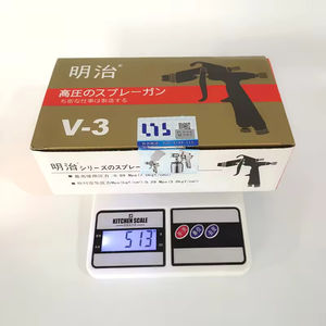 Pistola pulverizadora de pintura de pequeño calibre <span class=keywords><strong>V3</strong></span> Pistola pulverizadora neumática Artes y manualidades Pulverización 0,5/0,8 Calibre Interior automotriz - Product Image 4