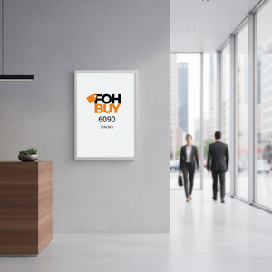 Lightbox retroilluminato a LED argento grande A4 quadrati pubblicitari a parete scatola luminosa in tessuto alluminio struttura per interni 6090 di installazione - Product Image 4