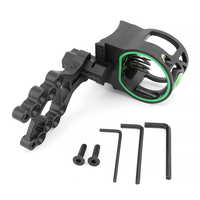 Vente flash : viseur d'arc composé à fibre optique, 5 broches, viseur de tir à l'arc en alliage d'aluminium