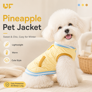 Wholesale Ready to Ship Windproof Warm Padded Pet Dog Jacket Winter Puppy <b>Clothes</b> Custom OEM Small Medium Fashion Coat - Product Image 1