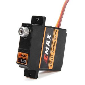 เซอร์โว EMAX ES3302 ของแท้ น้ำหนัก 12.4 กรัม แบบมินิ เกียร์โลหะ อนาล็อก แรงบิด 2.4/2.8 กก.ซม. ขนาด 21.17x9.17x24.05 มม. สำหรับรถบังคับวิทยุ - Product Image 1