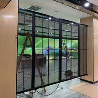 Pantalla LED Transparente para Interiores P3.91-7.81, Pantalla Publicitaria Virtual con Instalación Colgante