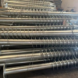 Vente en gros de vis de terre de fondation en acier au carbone boulon d'ancrage de <span class=keywords><strong>poteau</strong></span> <span class=keywords><strong>pour</strong></span> fondations de maison en <span class=keywords><strong>bois</strong></span> système de mesure en pouces - Product Image 6