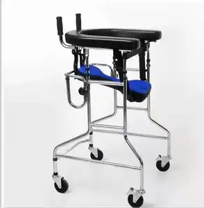 Top Quality Height Width Adjustable Disabilities Walk Aid Walker Cerebral Palsy Walker For Children Of 0.85 To 1.3 Meter