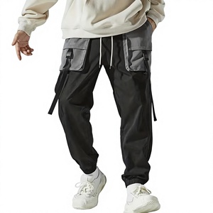 <b>Men's</b> Heavy Duty Polyester/Cotton Cargo <b>Overalls</b> Breathable Anti-Wrinkle Fabric Reinforced Stitching Functional Storage Pockets - Product Image 1