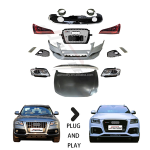 Kit de carrosserie de conversion et de modernisation pour <span class=keywords><strong>Audi</strong></span> <span class=keywords><strong>Q5</strong></span> 8R 2008-2012 : Transformez votre ancien modèle en nouveau, avec pare-chocs RSQ5 2013 - Product Image 1