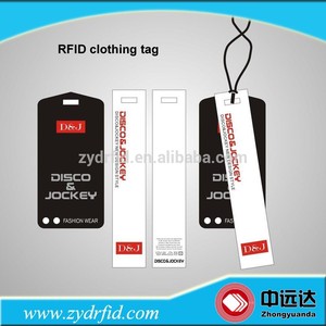 Etiqueta colgante RFID personalizada, tarjeta de Control de acceso de ropa, seda de corte recto, RFID, UHF - Product Image 6
