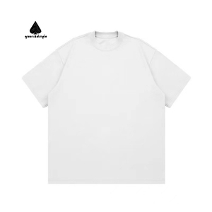 Streetwear personnalisé OEM pour femmes <span class=keywords><strong>T</strong></span>-<span class=keywords><strong>shirt</strong></span> <span class=keywords><strong>blanc</strong></span> poids lourd Boxy Fit Thick Collar Oversize <span class=keywords><strong>T</strong></span> <span class=keywords><strong>Shirt</strong></span> - Product Image 4