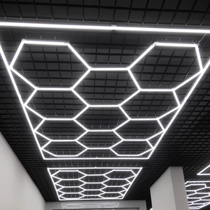 <span class=keywords><strong>LED</strong></span>六角形ライトガレージ天井用六角ライトハニカム自動ディテールランプ六角形<span class=keywords><strong>LED</strong></span>ライト - Product Image 5
