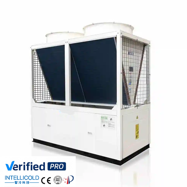 Commercial Magnetic Bearing Air Source Heat Pump Air Conditioning DC Inverter Cooling Heating Unit Energy Saving Chiller