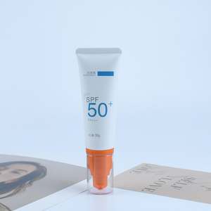 Tubo suave de 50ml personalizado más vendido con bomba de botella sin aire Tubo de protección <span class=keywords><strong>solar</strong></span> Embalaje para el cuidado de la piel - Product Image 4