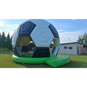 Castillo Inflable con Tobogán para Niños, con Diseño de Estadio de Fútbol, Domo Inflable para Niños - Product Image 1