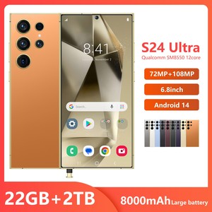 Versión Global S24 <span class=keywords><strong>Ultra</strong></span> Smart 7 Pulgadas <span class=keywords><strong>22</strong></span> + 2TB <span class=keywords><strong>S</strong></span>-Pen Desbloqueo 5G WIFI LTE Celular 2K Resolución Octa Core CPU Venta caliente en Inglé<span class=keywords><strong>s</strong></span> - Product Image 3