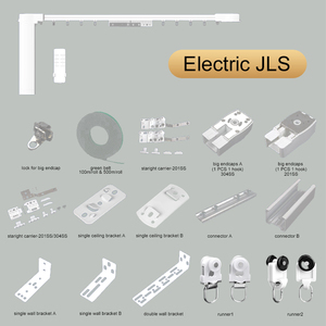 Fabricant de produits pour la maison intelligente, moteur de rideau motorisé en alliage d'aluminium et rail de rideau électrique pour plafond - Product Image 5