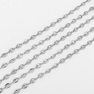 BCL1270 Offre Spéciale fournitures <span class=keywords><strong>de</strong></span> bijoux en acier inoxydable plaqué or, chaîne <span class=keywords><strong>de</strong></span> grains <span class=keywords><strong>de</strong></span> <span class=keywords><strong>café</strong></span> en <span class=keywords><strong>maille</strong></span> pour la fabrication <span class=keywords><strong>de</strong></span> colliers - Product Image 6