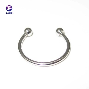Anneau de lèvre en acier chirurgical 316L plaqué or, barre circulaire classique en forme de fer à cheval, bijoux de piercing corporel pour cadeau de fiançailles - Product Image 3