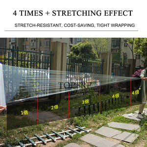 Machine d'emballage portative industrielle de film étirable avec service de découpe Rouleau de film rétractable étanche à l'humidité en PP/PE - Product Image 3