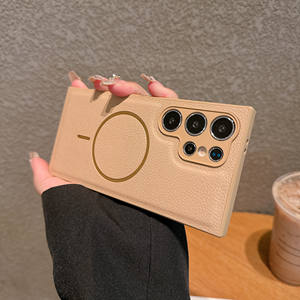 2025 nuevas fundas magnéticas para teléfono móvil Guangzhou, venta al por mayor, fundas de cuero PU para teléfono móvil para <span class=keywords><strong>Samsung</strong></span> <span class=keywords><strong>Galaxy</strong></span> S23 S24 S25 Ultra - Product Image 6