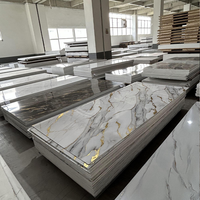 Panel de Pared de Mármol UV para Decoración de Paredes, Panel de Pared para Baño - Panel de Pared 3D de Plástico y Piedra Impermeable - Panel Grande