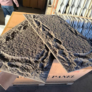 Prix usine 2026 Revêtement mural 1200*600mm en pierre de culture PU, <span class=keywords><strong>panneau</strong></span> mural 3D en pierre champignon PU, faux <span class=keywords><strong>panneau</strong></span> mural en pierre PU pour la décoration de bureaux et d'ateliers - Product Image 3