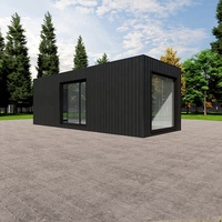 Fournisseurs Maison préfabriquée 3*8m à plat Panneau à bandes verticales Chambre simple préfabriquée Maisons conteneurs à plat