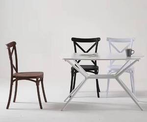 Modern Monoblock <b>White</b> Kitchen PP Sillas Stackable Event Plastic Restaurant Dining <b>Chairs</b> - Product Image 1