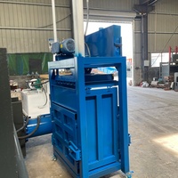 Prensa Hidráulica Compactadora de Cajas de Cartón, Empacadora Hidráulica de Papel Corrugado, Máquina Empacadora de Película Plástica/OCM para Estaciones de Reciclaje