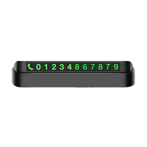 Plaque d'immatriculation <span class=keywords><strong>de</strong></span> stationnement temporaire spéciale <span class=keywords><strong>de</strong></span> nouveau style pour les accessoires intérieurs <span class=keywords><strong>de</strong></span> voitures en mouvement Logo plaque <span class=keywords><strong>de</strong></span> <span class=keywords><strong>téléphone</strong></span> créative personnalisable - Product Image 6