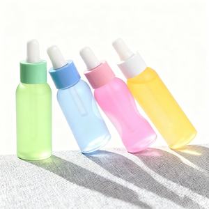 Flacon distributeur cosmétique en plastique PETG 30-80 ml avec bouchon à vis pour crème visage, sérum, lotion, et flacon compte-gouttes pour huile essentielle - Product Image 4