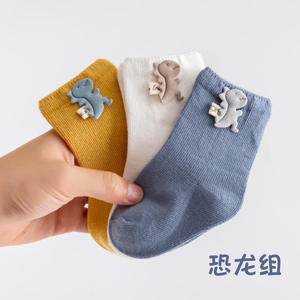 Printemps été 3 paires/<span class=keywords><strong>lot</strong></span> bébé coton dessin animé Patch chaussettes garçon et fille chaussettes nouveau-né doux chaussettes enfants vêtements - Product Image 5