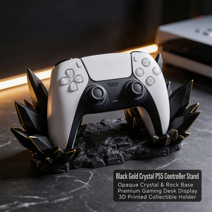 Support de manette de jeu en forme de cristal imprimé en 3D personnalisé, accessoire décoratif pour bureau de jeu, cadeau unique pour les joueurs - Product Image 5