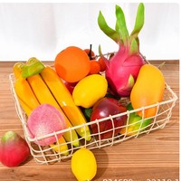 2026 Simulatie Fruit Foam Oranje Bananen Limes Appel Kunstmatige Fruit voor Huis Keuken Feest Fotografie Prop Bruiloft