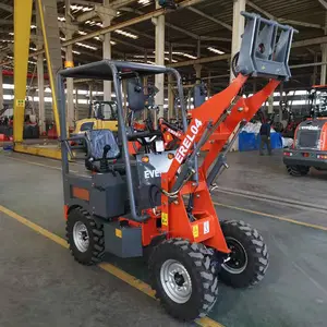EVERUN EREL04 <span class=keywords><strong>2022</strong></span> <span class=keywords><strong>Mejor</strong></span> Venta de alta calidad <span class=keywords><strong>pala</strong></span> de granja delantera eléctrica Mini cargadora de ruedas eléctrica - Product Image 5