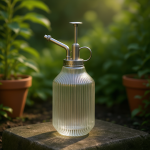 Botella de Spray con Bomba para Plantas, de Vidrio Texturizado a Mano, con Boquilla de Pulverización Fina, Herramienta Manual para Riego de Jardín, a Prueba de Fugas - Product Image 2