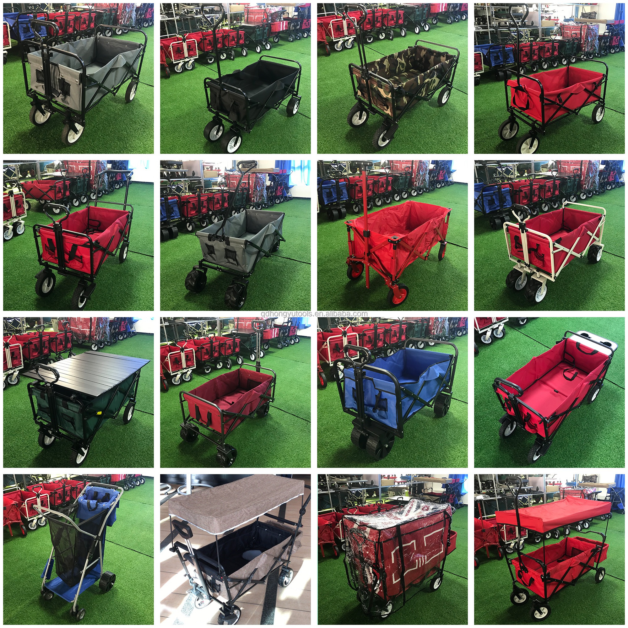 X-challenger — chariot de plage pliable, à pneus montants|