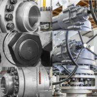 Vanne à boisseau sphérique industrielle à souder (SW) avec filetage NPT/BSP, en WCB CF8CF3, télécommande électrique et pneumatique, OEM, haute pression