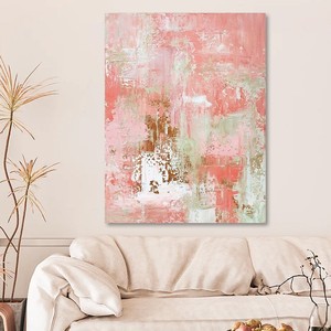 Hand Painted Oil Painting Pastel Colored Abstract Textured Wall Art For Living Room Decorative Canvas No <b>Frame</b> Impressionism - Product Image 4