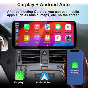 Radio Multimedia para Auto STWEI con Android 14 para Mercedes Benz Clase C W204 C180 C200 2008-2010, Pantalla de 12.3 Pulgadas, Reproductor Multimedia, Carplay Inalámbrico - Product Image 4